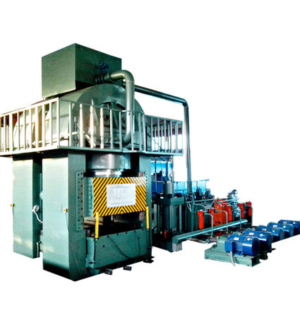 Steel winding hydraulic press
